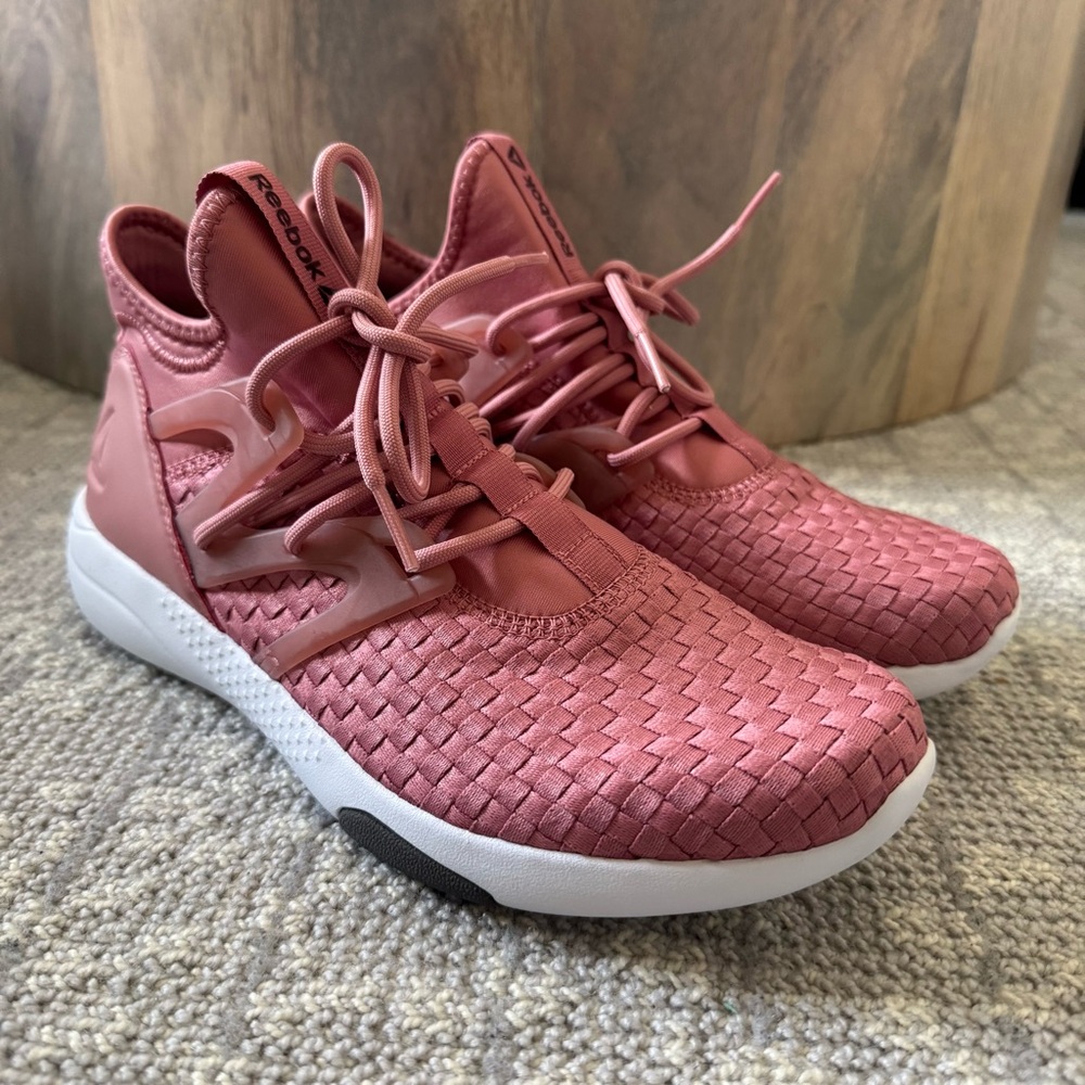Reebok Hayasu Pink Woven Sneakers